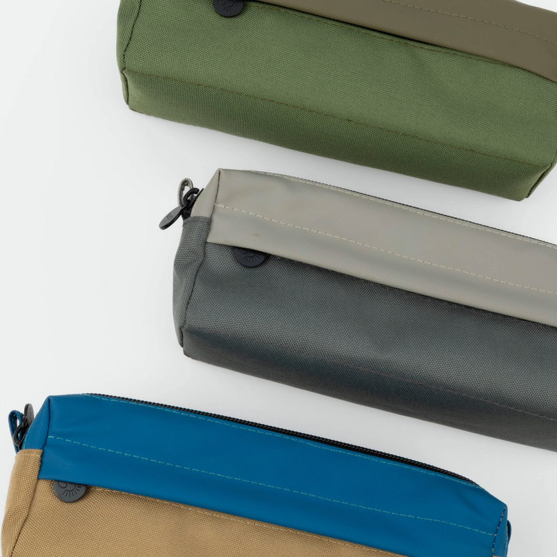 Trousse 3 Compartiments - Gris
