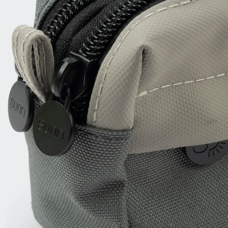 Trousse 3 Compartiments - Gris