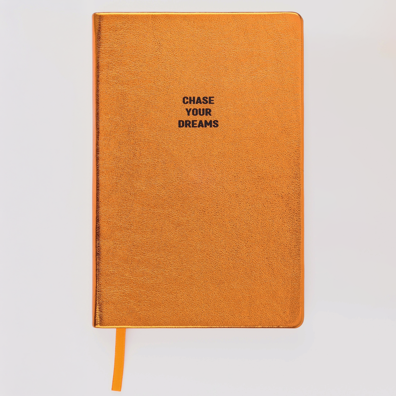 Carnet A5 Réalise tes rêves - Orange