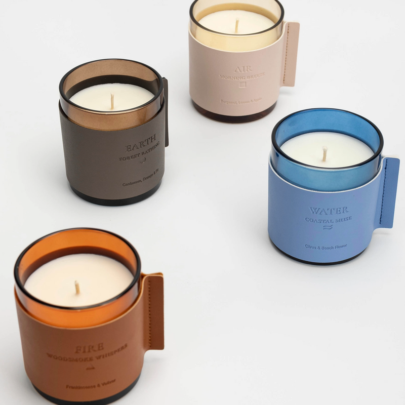 Bougie Parfumée - Murmures de Fumée de Bois