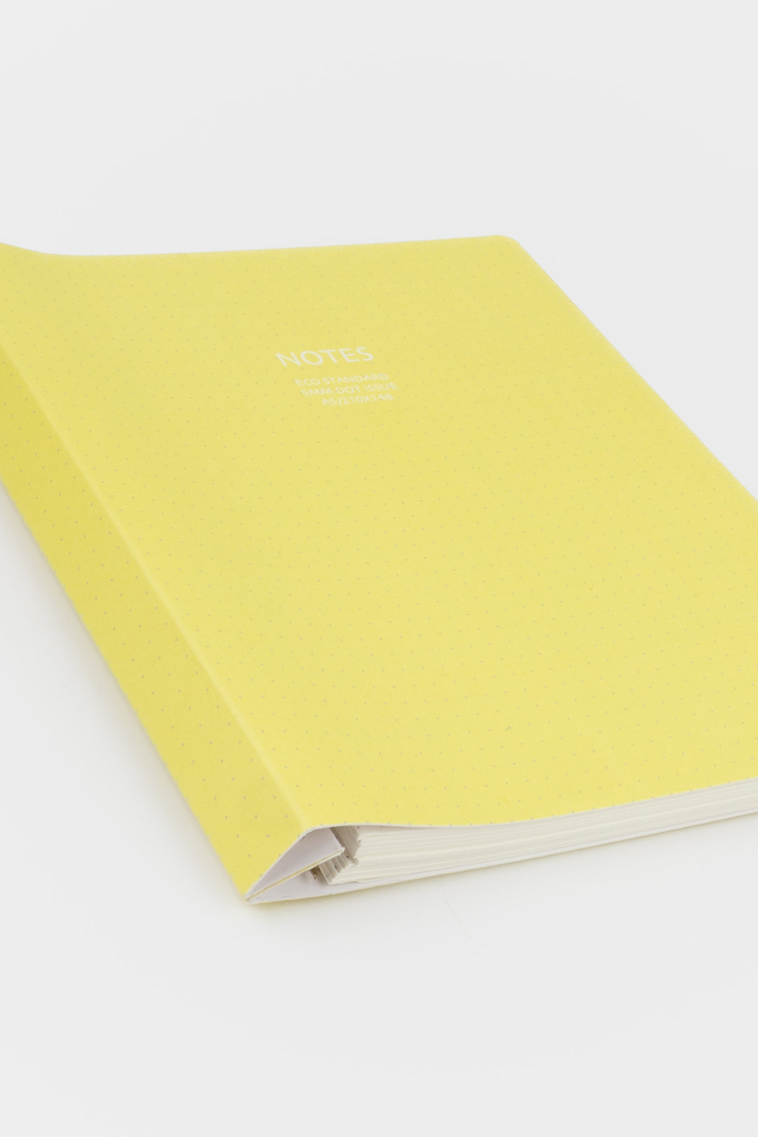 A5 Notebook Eco Standard - 5mm dot - Yellow