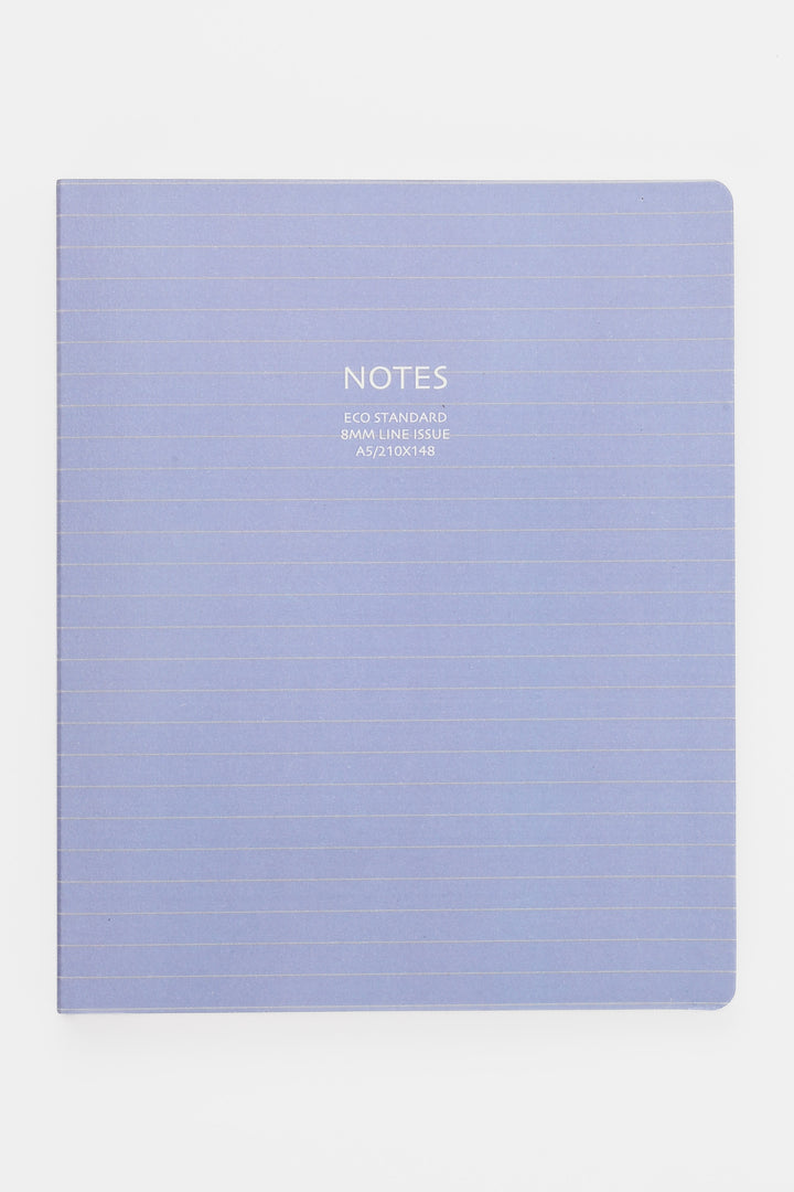 A5 Notebooks Eco Standard - 8mm lines - Purple