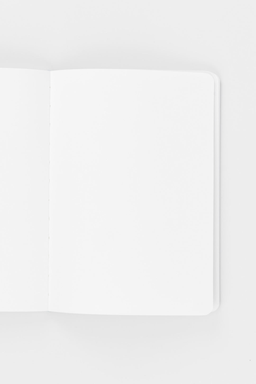 White page of sketchbook