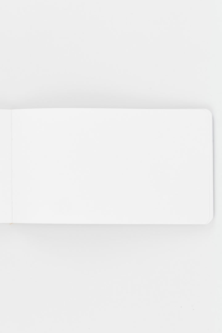 White page of landscape sketchbook