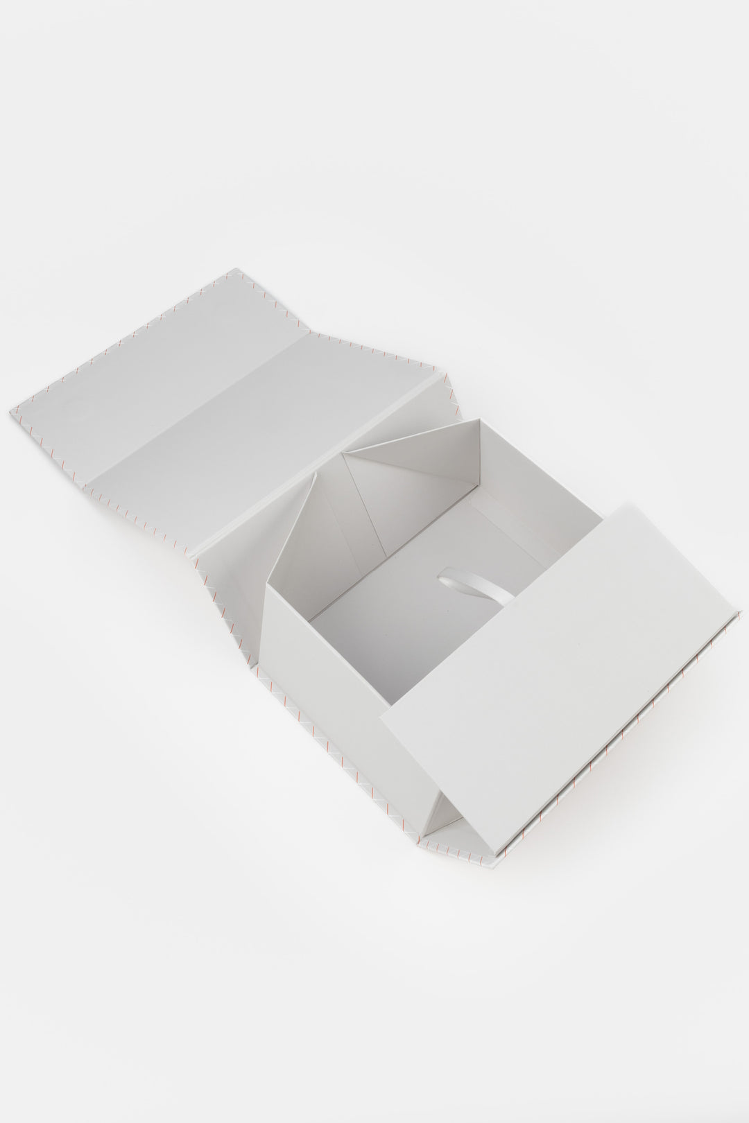 A5 foldable modular desk organiser box unfolded showing inside structure and foldable panels