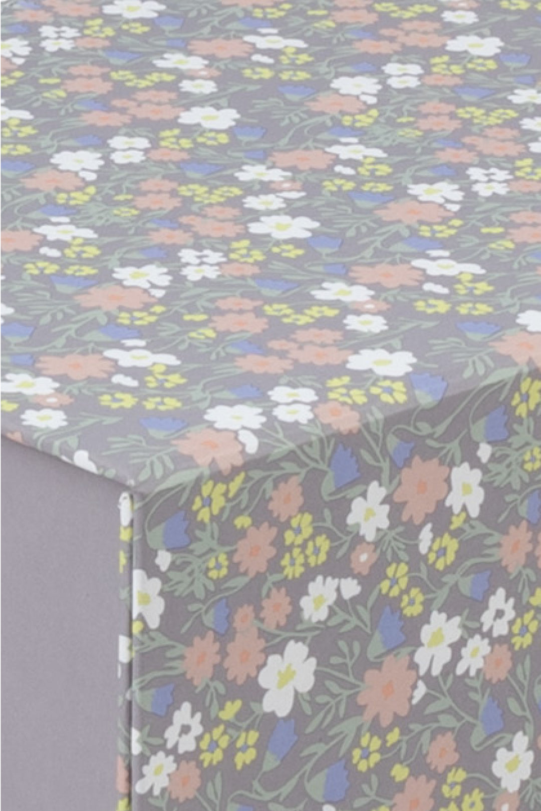 A5 foldable modular desk organiser flowers print floral pattern detail