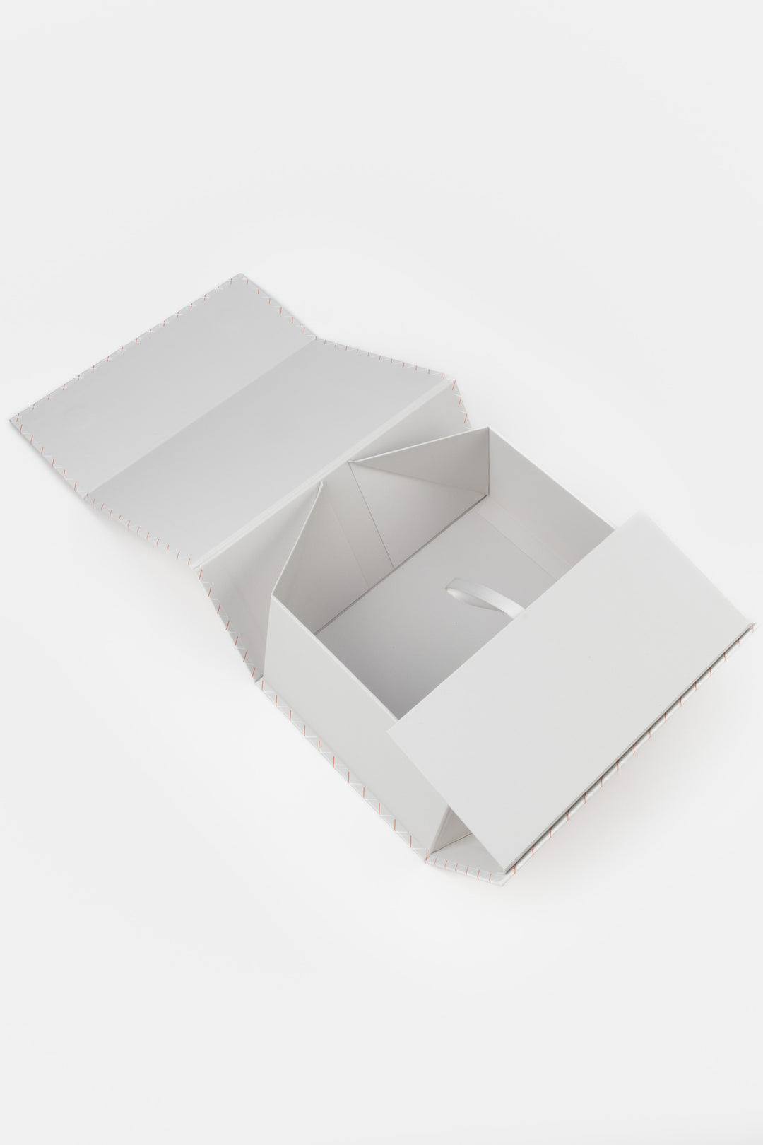 A5 foldable modular desk organiser box unfolded showing inside structure and foldable panels
