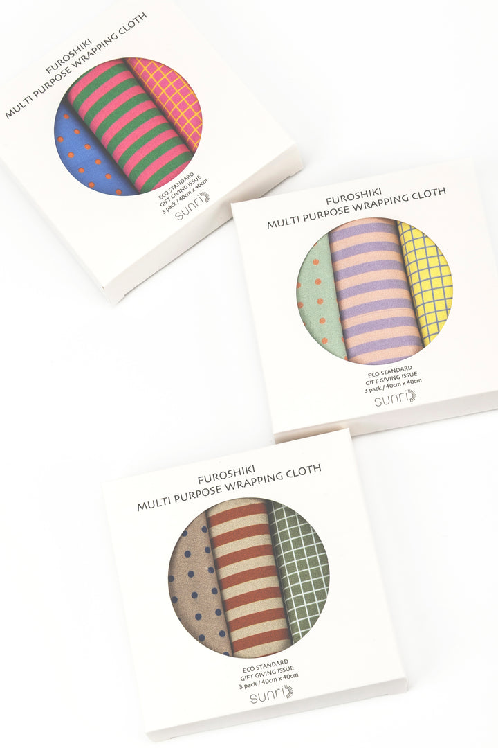 Furoshiki Wrapping 3pack - Natural