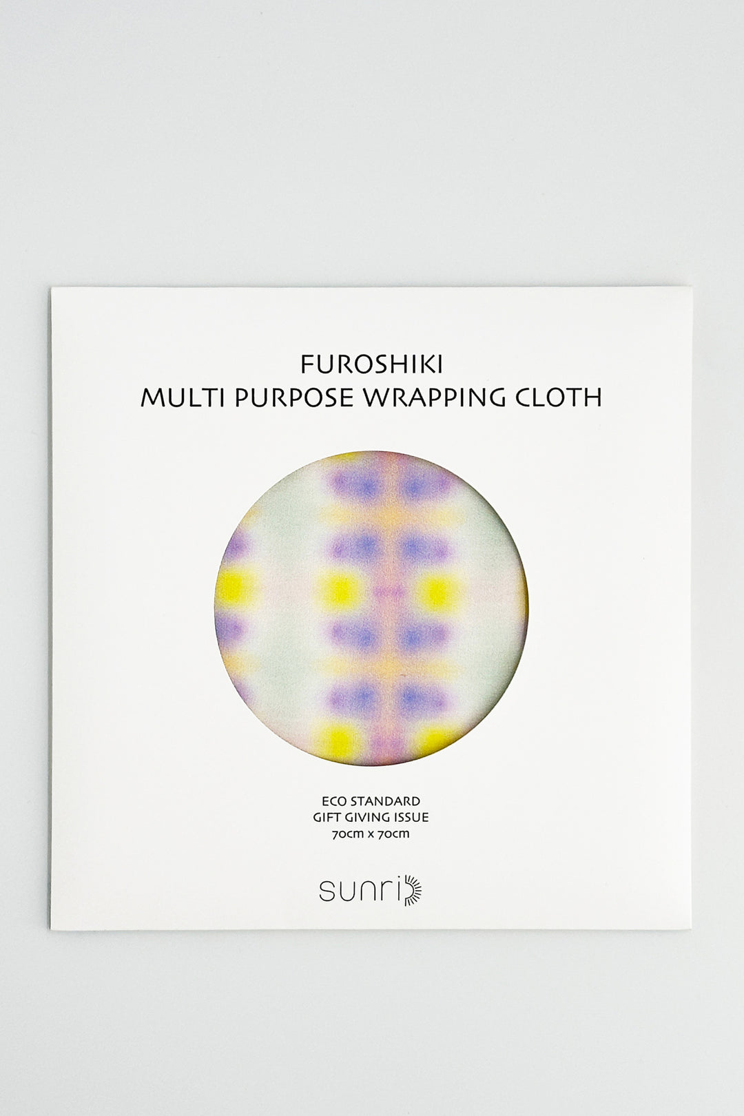 furoshiki multi purpose wrapping cloth packaging with soft gradient print
