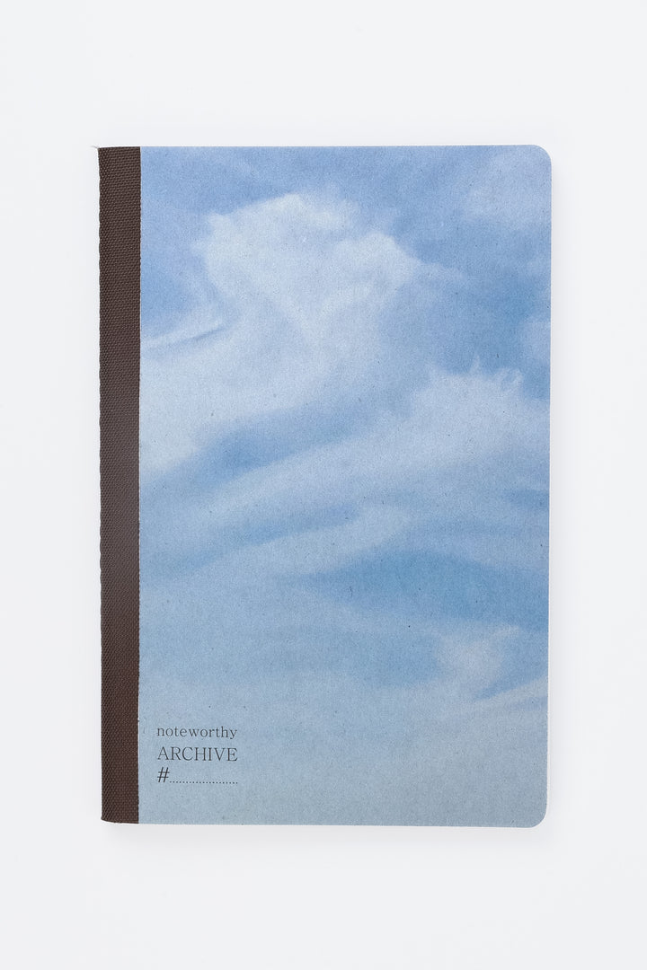 Notebook with cloud design