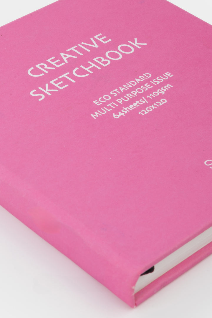 pink sketchbook