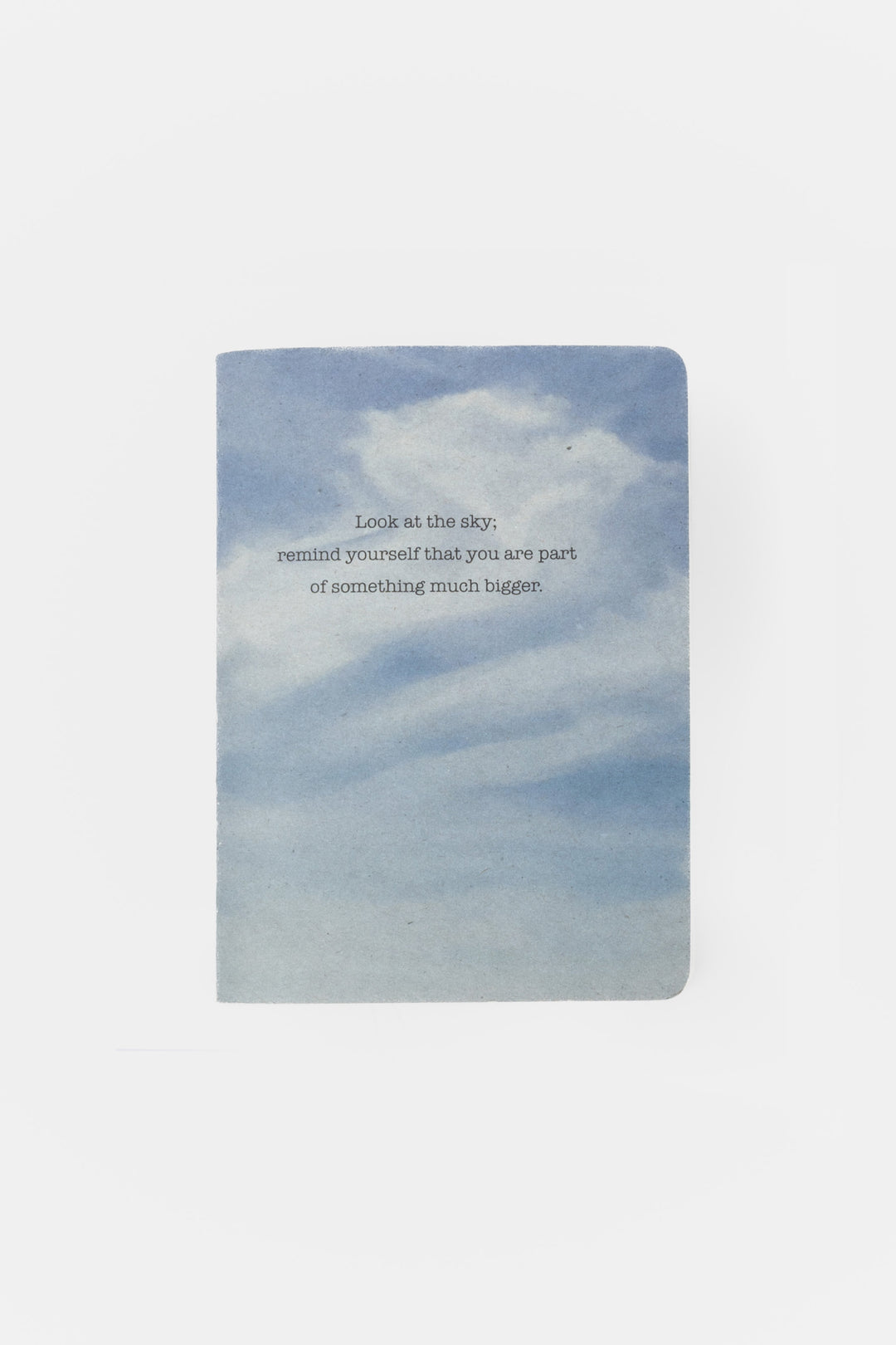 A6 notebook with nature-themed cover and inspirational quote