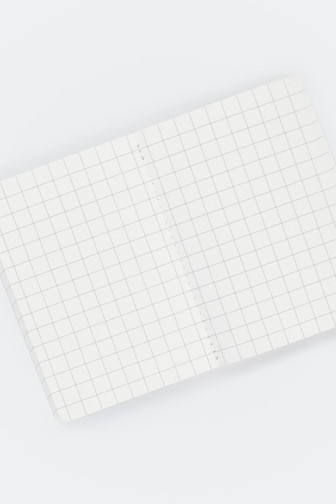 open notebook with grid pages