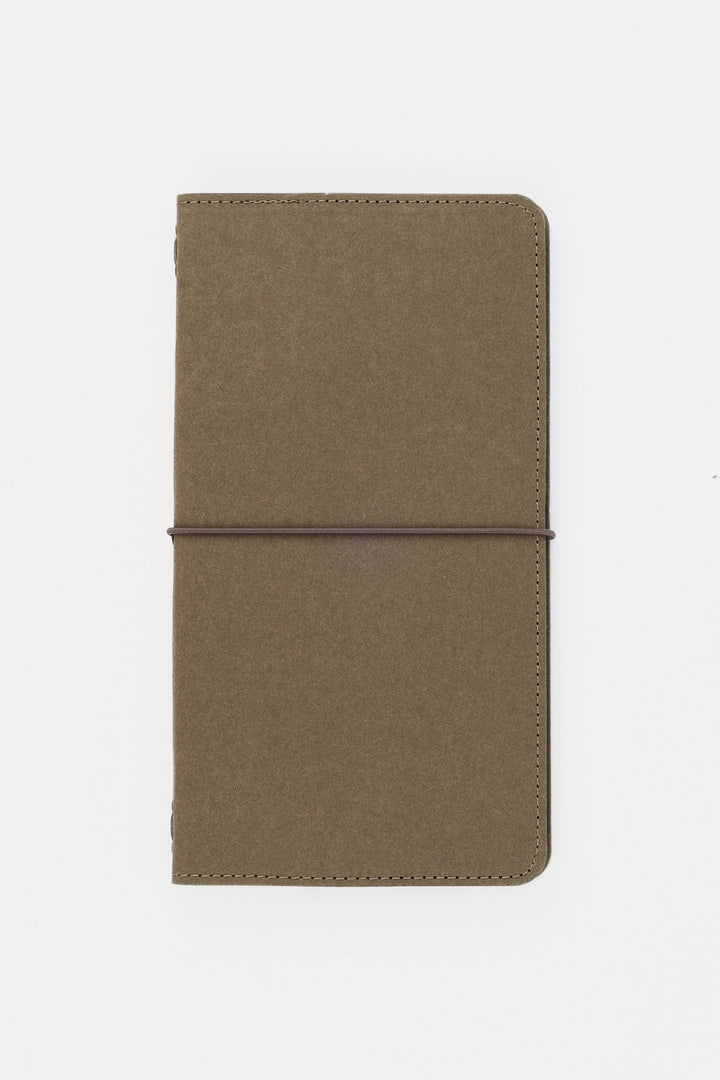 Green sketch journal with elastic strap